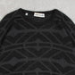 MEN'S VINTAGE 1980S PATTERNED KNITTED JUMPER - MEDIUM