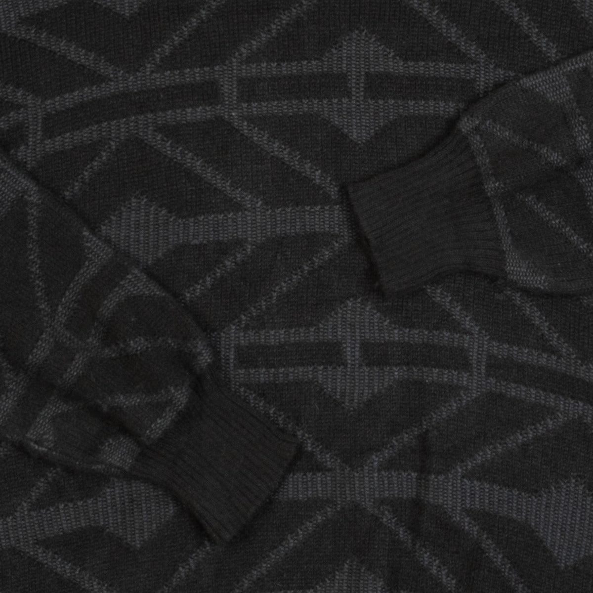 MEN'S VINTAGE 1980S PATTERNED KNITTED JUMPER - MEDIUM