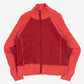 WOMEN'S VINTAGE 1990S COLUMBIA FULL ZIP MOCK NECK KNITTED CARDIGAN - LARGE