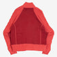 WOMEN'S VINTAGE 1990S COLUMBIA FULL ZIP MOCK NECK KNITTED CARDIGAN - LARGE