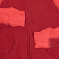 WOMEN'S VINTAGE 1990S COLUMBIA FULL ZIP MOCK NECK KNITTED CARDIGAN - LARGE