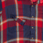 MEN'S VINTAGE 1990S WOOL STYLE CHECKED SHIRT - XX-LARGE