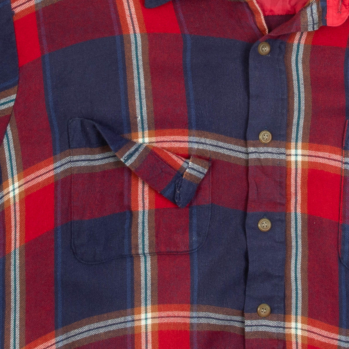 MEN'S VINTAGE 1990S WOOL STYLE CHECKED SHIRT - XX-LARGE