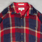 MEN'S VINTAGE 1990S WOOL STYLE CHECKED SHIRT - XX-LARGE