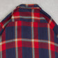 MEN'S VINTAGE 1990S WOOL STYLE CHECKED SHIRT - XX-LARGE