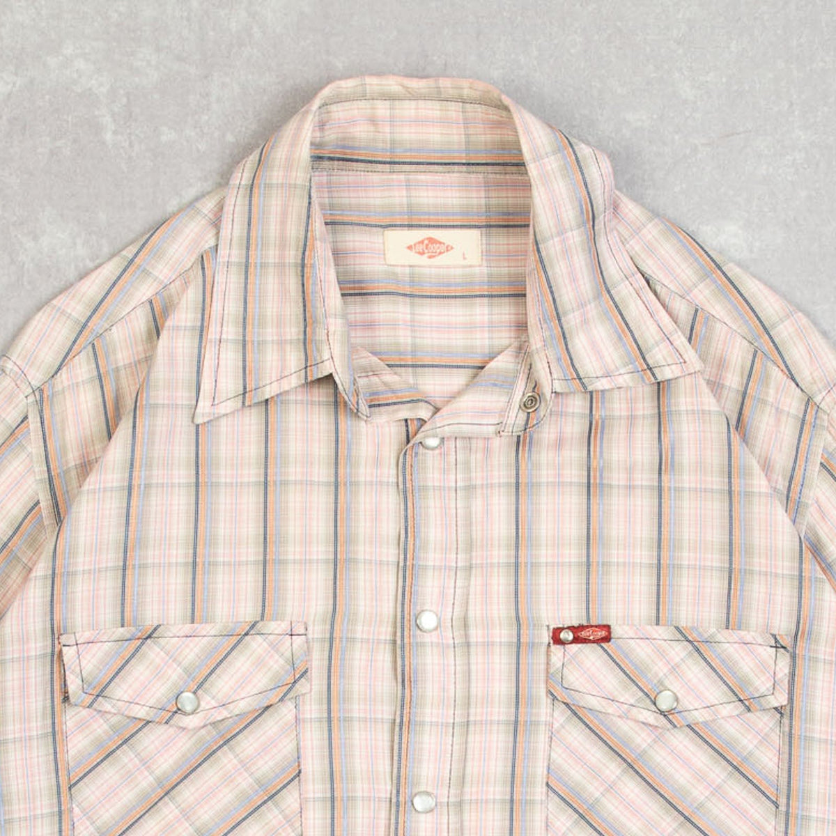 MEN'S VINTAGE 1990S CHECKED SHIRT - LARGE