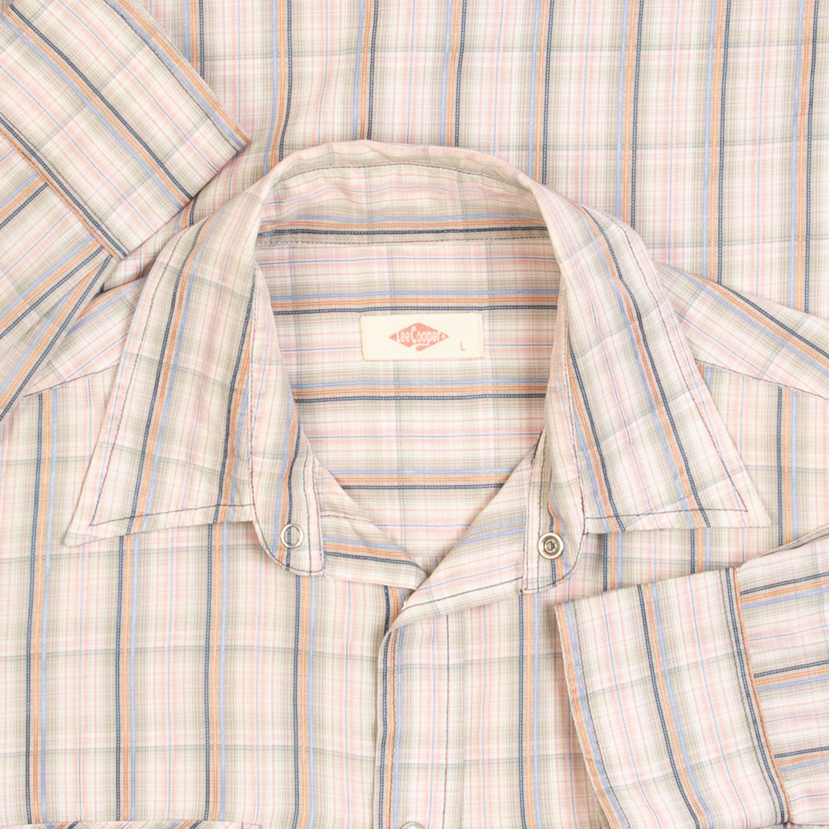 MEN'S VINTAGE 1990S CHECKED SHIRT - LARGE