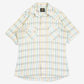 MEN'S VINTAGE 1990S CHECKED WESTERN SHIRT - LARGE
