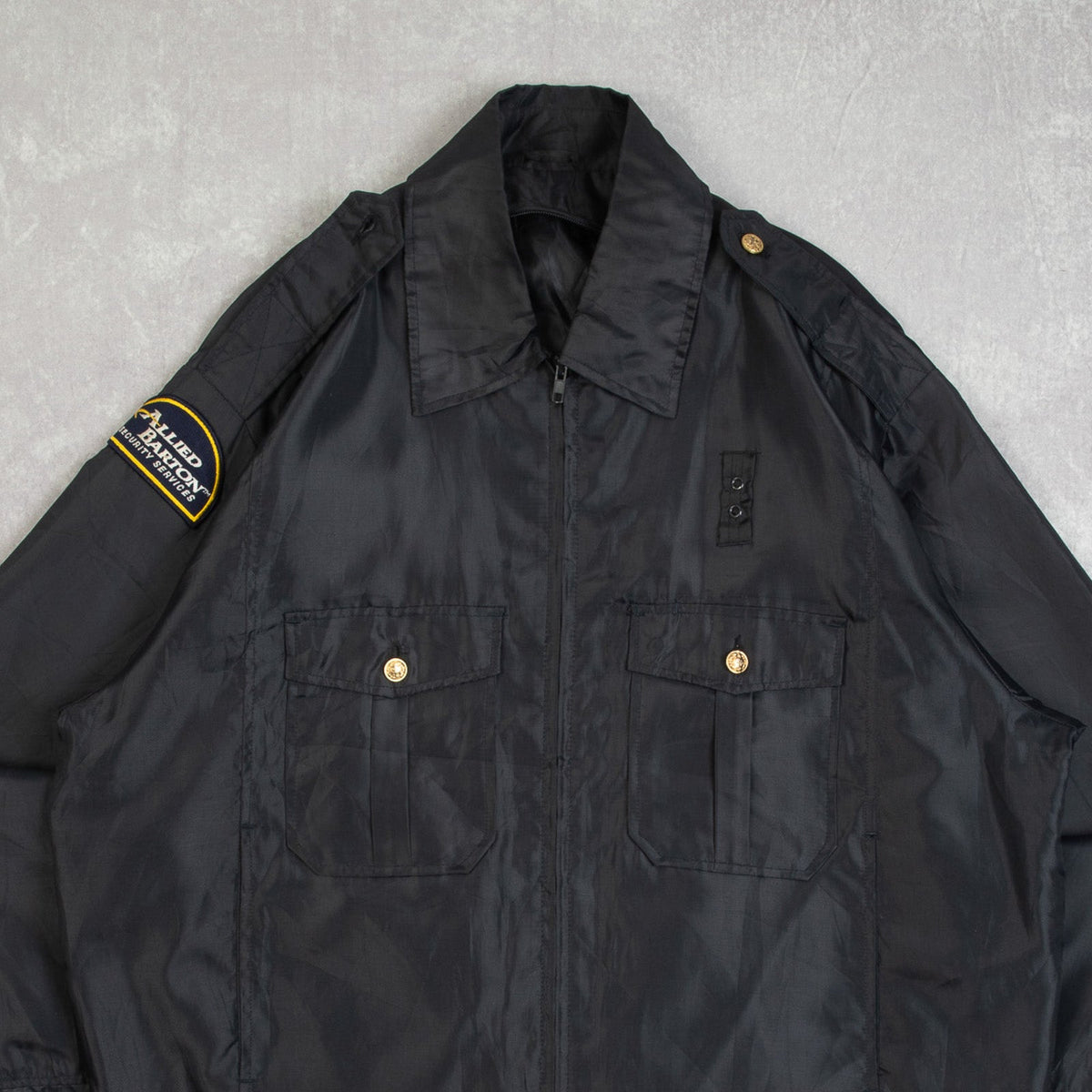 MEN'S VINTAGE 1990S SECURITY UTILITY WORKWEAR JACKET - X-LARGE