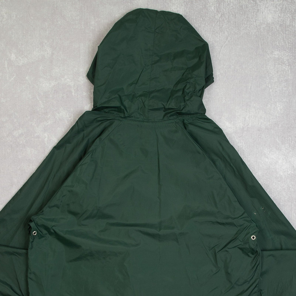 MEN'S VINTAGE 1990S GAP HOODED HALF ZIP WINDBREAKER JACKET - SMALL