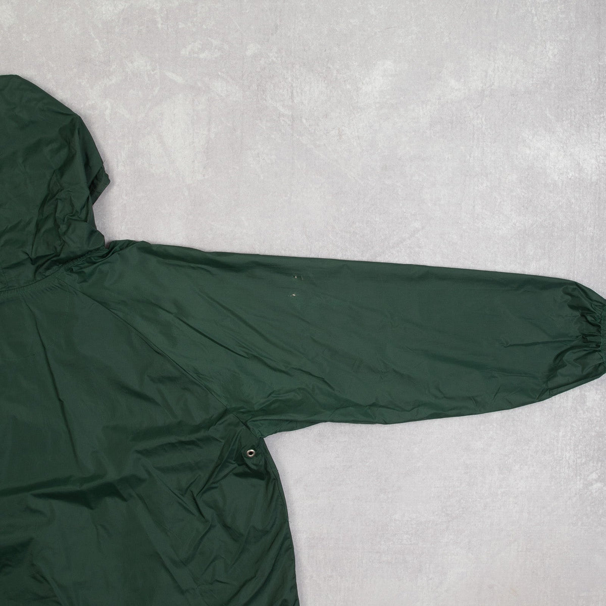 MEN'S VINTAGE 1990S GAP HOODED HALF ZIP WINDBREAKER JACKET - SMALL