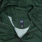 MEN'S VINTAGE 1990S GAP HOODED HALF ZIP WINDBREAKER JACKET - SMALL
