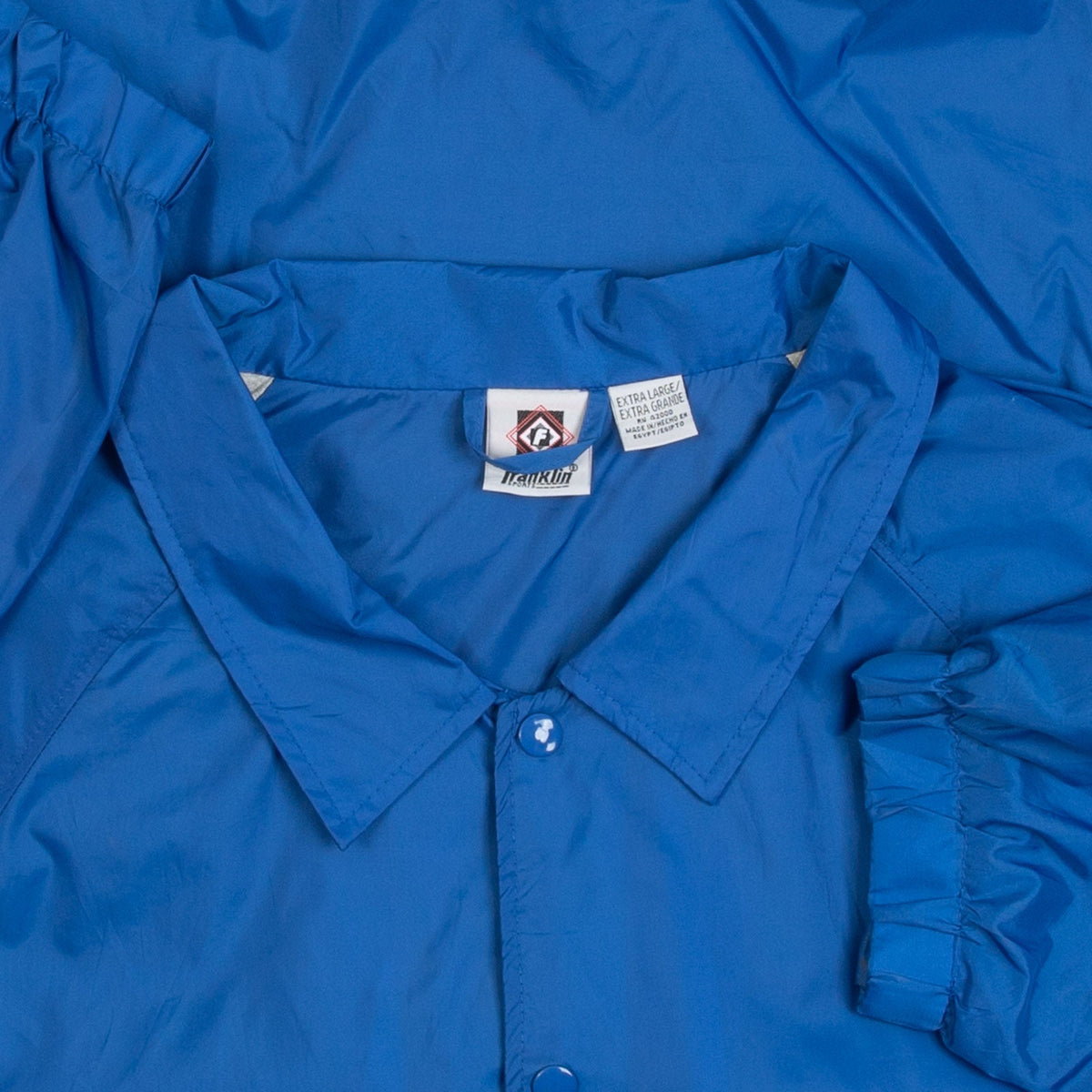 MEN'S VINTAGE 1990S BLANK COACH JACKET - X-LARGE