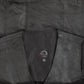 MEN'S VINTAGE 1990S LEATHER VEST JACKET - X-LARGE