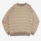 MEN'S VINTAGE 1990S PATTERNED KNITTED JUMPER - LARGE