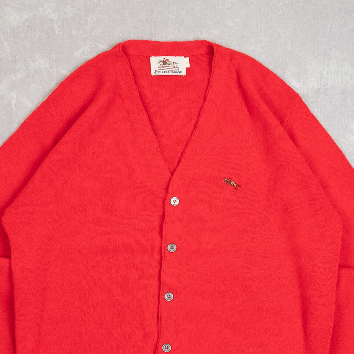 MEN'S VINTAGE 1990S KNITTED CARDIGAN - LARGE