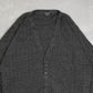 MEN'S VINTAGE 1990S STRUCTURED KNITTED CARDIGAN - X-LARGE