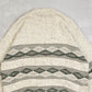 MEN'S VINTAGE 1990S PATTERNED KNITTED CARDIGAN - LARGE