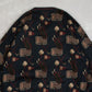 MEN'S VINTAGE 1990S PATTERNED KNITTED JUMPER - X-LARGE
