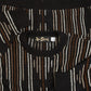 MEN'S VINTAGE 1980S STRUCTURED PATTERNED KNITTED JUMPER - LARGE