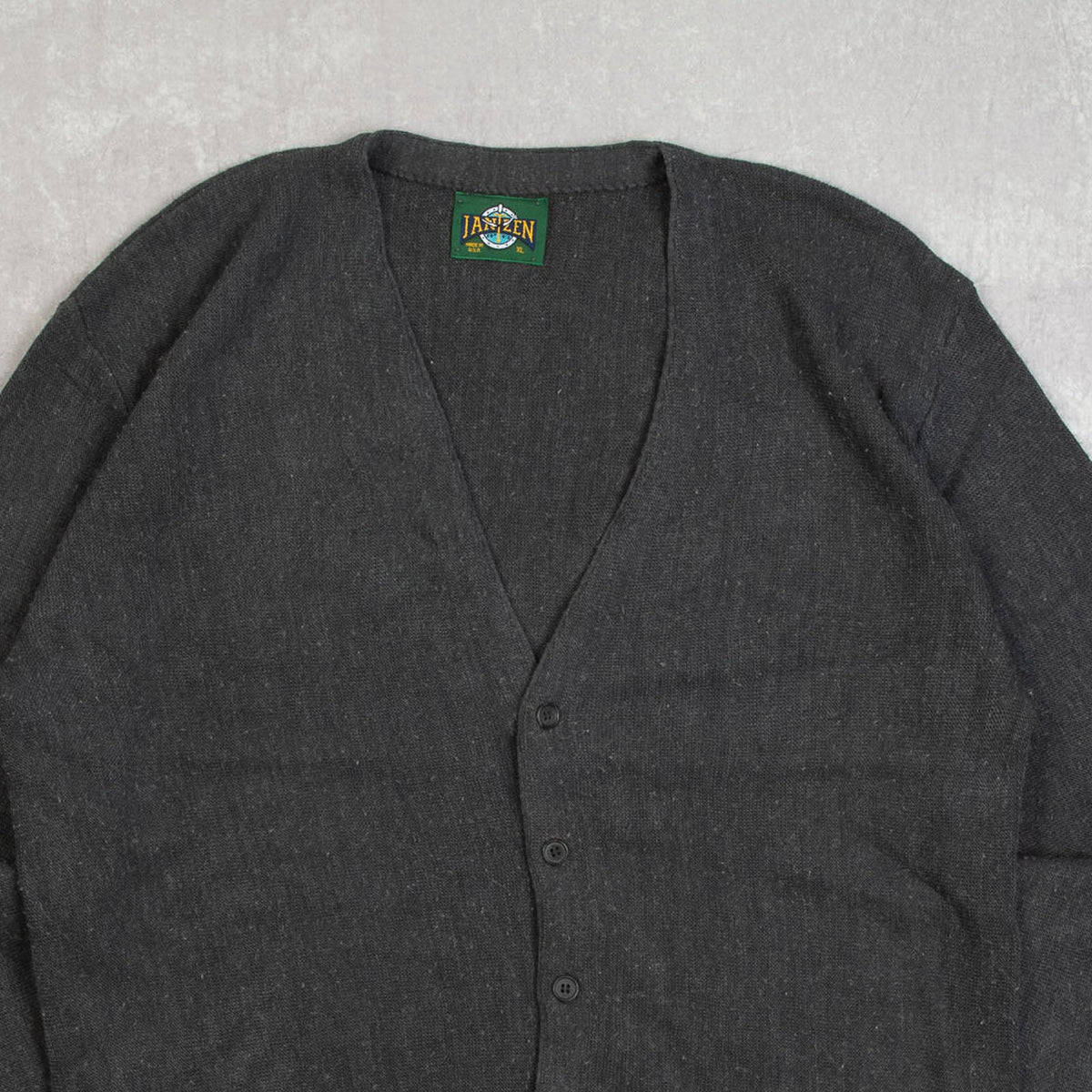 MEN'S VINTAGE 1990S KNITTED CARDIGAN - X-LARGE