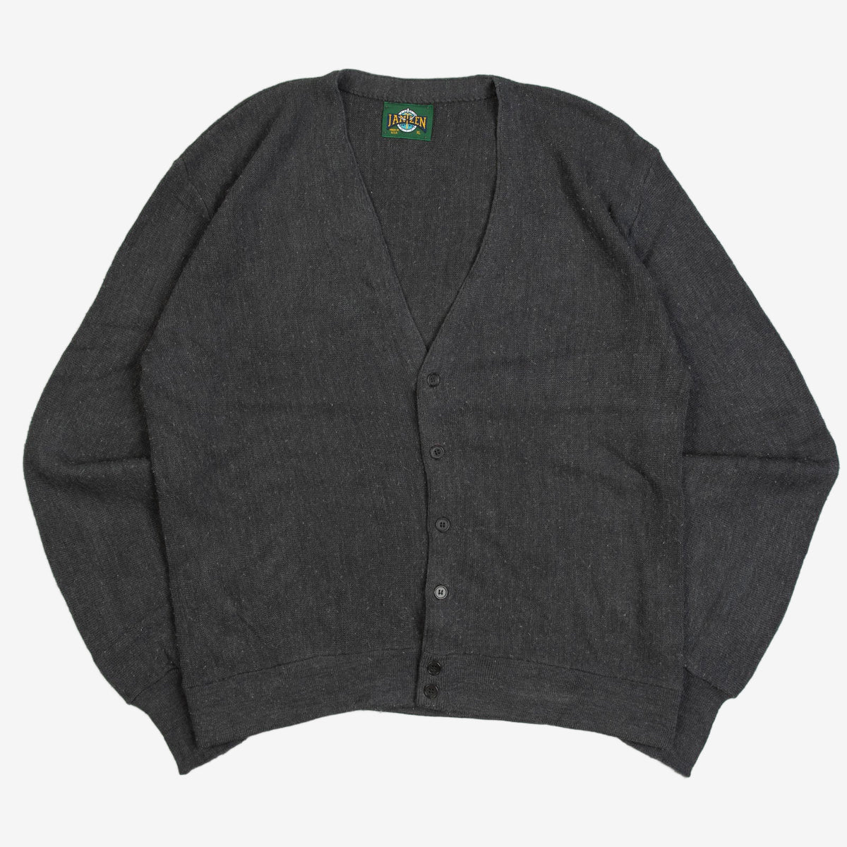 MEN'S VINTAGE 1990S KNITTED CARDIGAN - X-LARGE