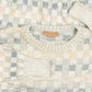 MEN'S VINTAGE 1990S STRUCTURED PATTERNED KNITTED JUMPER - SMALL