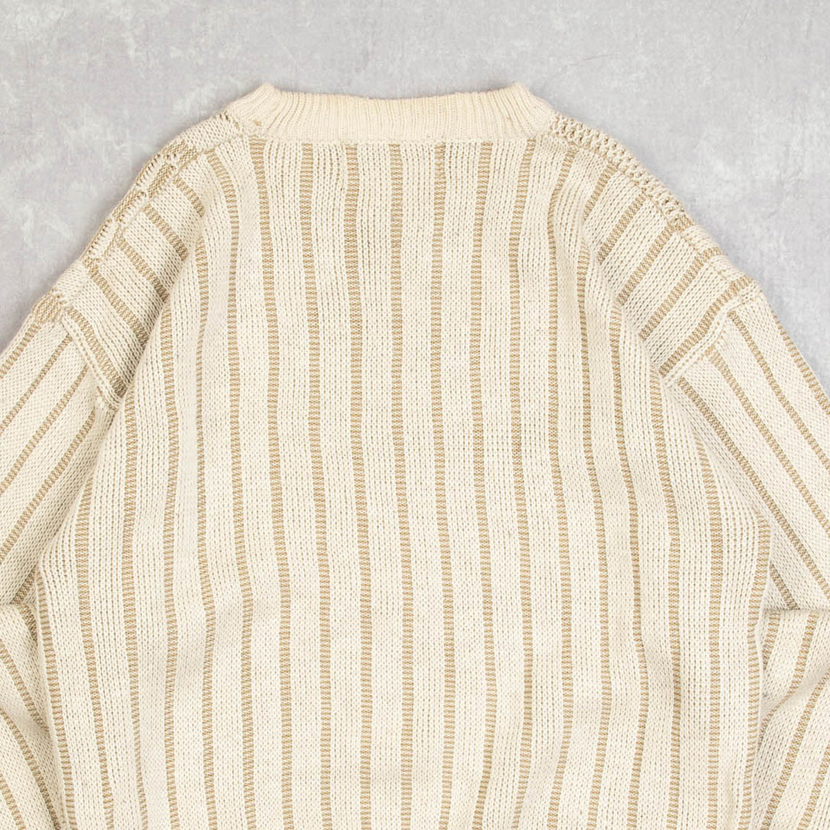 WOMEN'S VINTAGE 1990S STRUCTURED PATTERNED KNITTED JUMPER - LARGE
