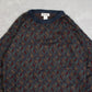 MEN'S VINTAGE 1990S PATTERNED KNITTED JUMPER - X-LARGE