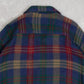 MEN'S VINTAGE 1990S WOOL STYLE CHECKED SHIRT - LARGE