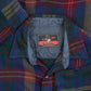 MEN'S VINTAGE 1990S WOOL STYLE CHECKED SHIRT - LARGE