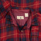 MEN'S VINTAGE 1990S WOOL STYLE CHECKED FLANNEL SHIRT - X-LARGE