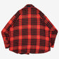 MEN'S VINTAGE 1990S WOOL STYLE CHECKED FLANNEL SHIRT - X-LARGE