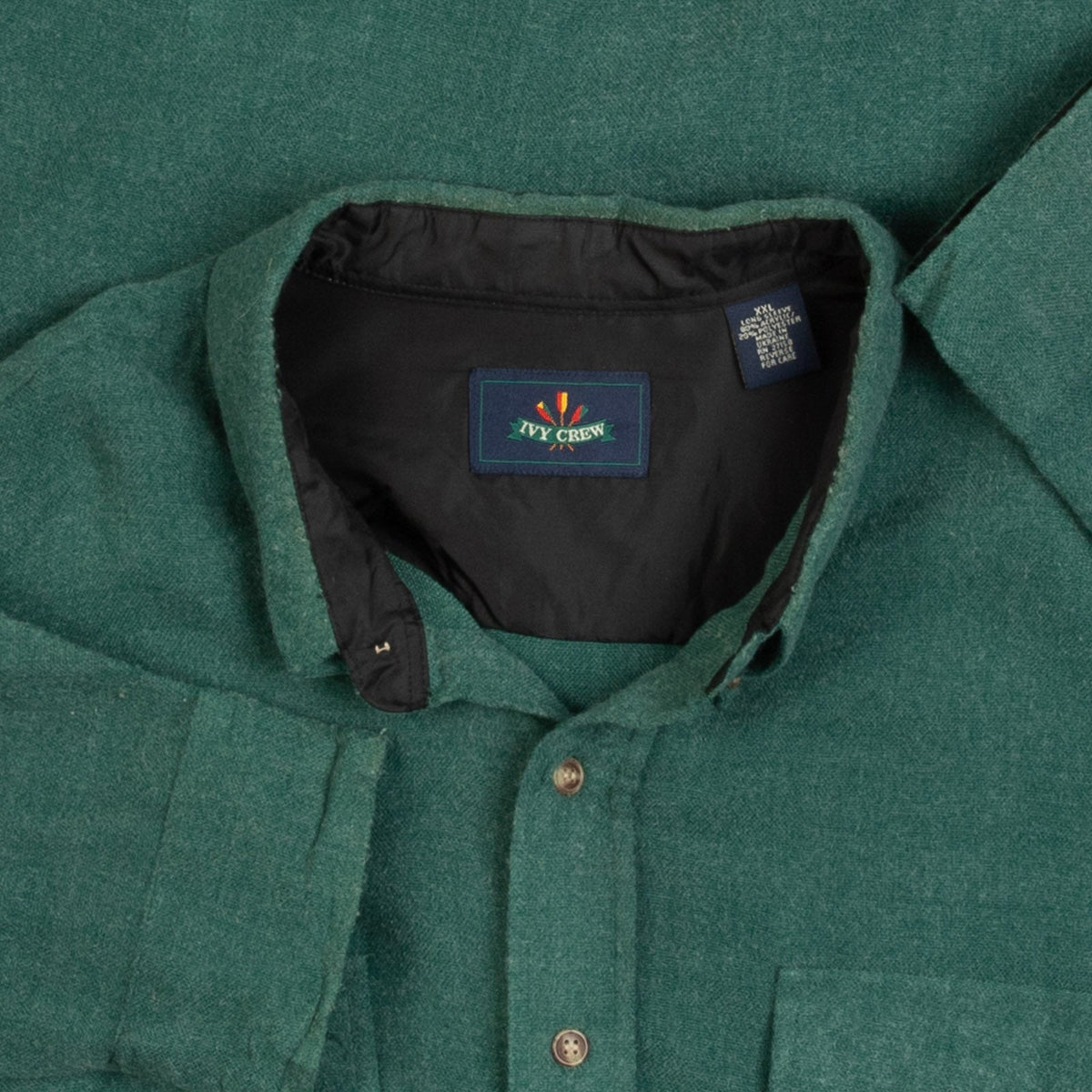 MEN'S VINTAGE 1990S CHAMOIS COTTON SHIRT - XX-LARGE
