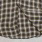MEN'S VINTAGE 1990S WOOL STYLE CHECKED FLANNEL SHIRT - LARGE