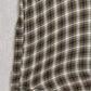 MEN'S VINTAGE 1990S WOOL STYLE CHECKED FLANNEL SHIRT - LARGE