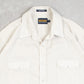 MEN'S VINTAGE 1990S WESTERN SHORT SLEEVE SHIRT - LARGE