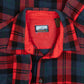 MEN'S VINTAGE 1980S WOOL CHECKED FLANNEL SHIRT - LARGE