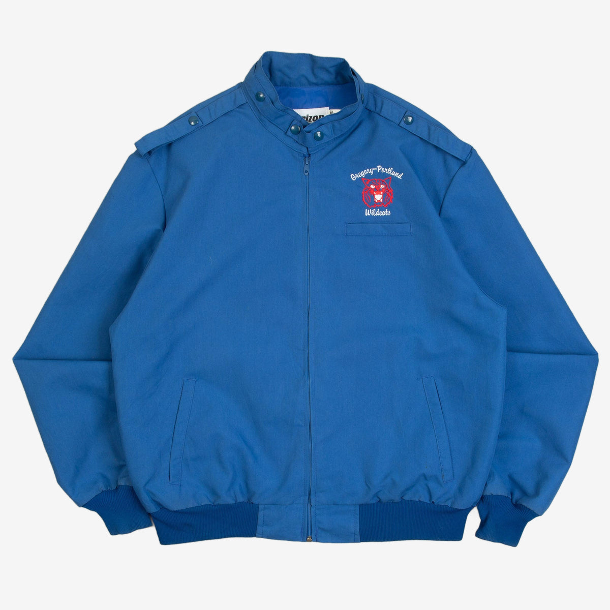 MEN'S VINTAGE 1980S WILDCATS UTILITY BOMBER JACKET - X-LARGE