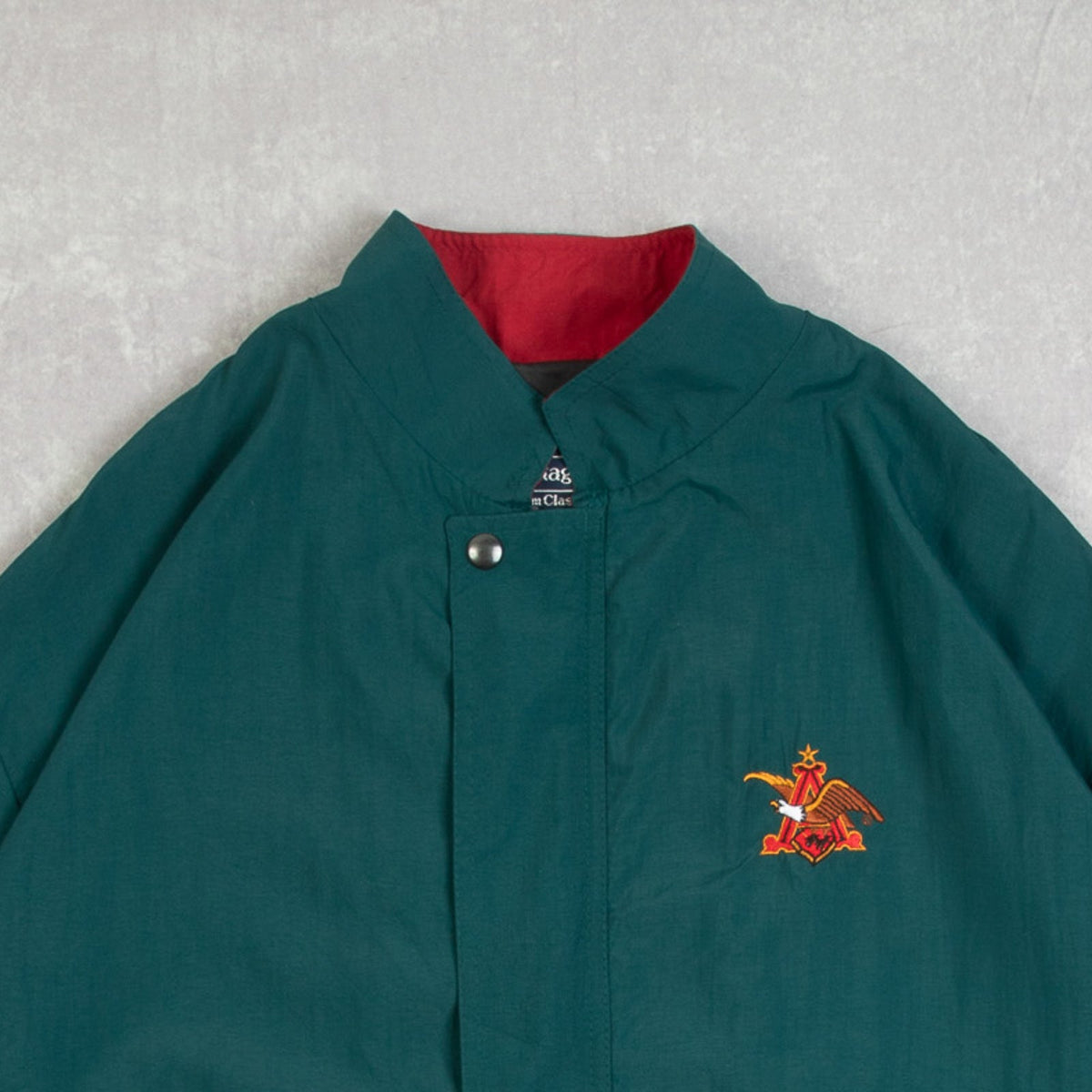 MEN'S VINTAGE 1990S ANHEUSER-BUSCH BOMBER JACKET - MEDIUM
