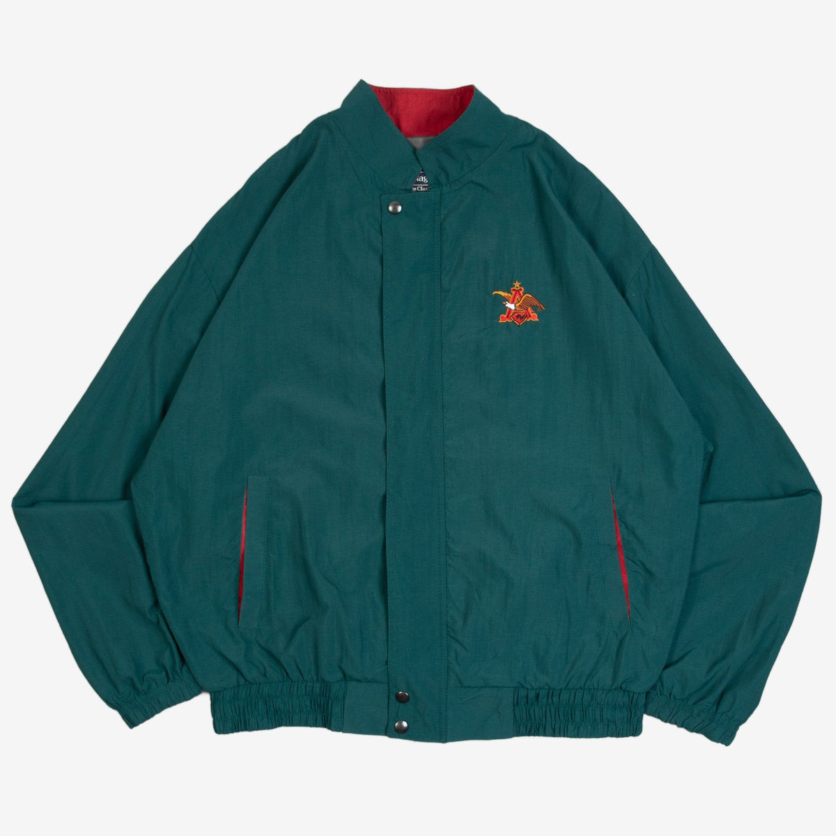 MEN'S VINTAGE 1990S ANHEUSER-BUSCH BOMBER JACKET - MEDIUM