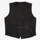 MEN'S VINTAGE 1990S SUEDE LEATHER VEST JACKET - MEDIUM
