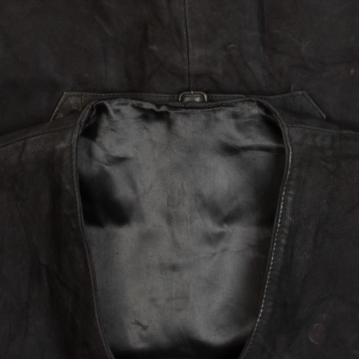 MEN'S VINTAGE 1990S SUEDE LEATHER VEST JACKET - MEDIUM