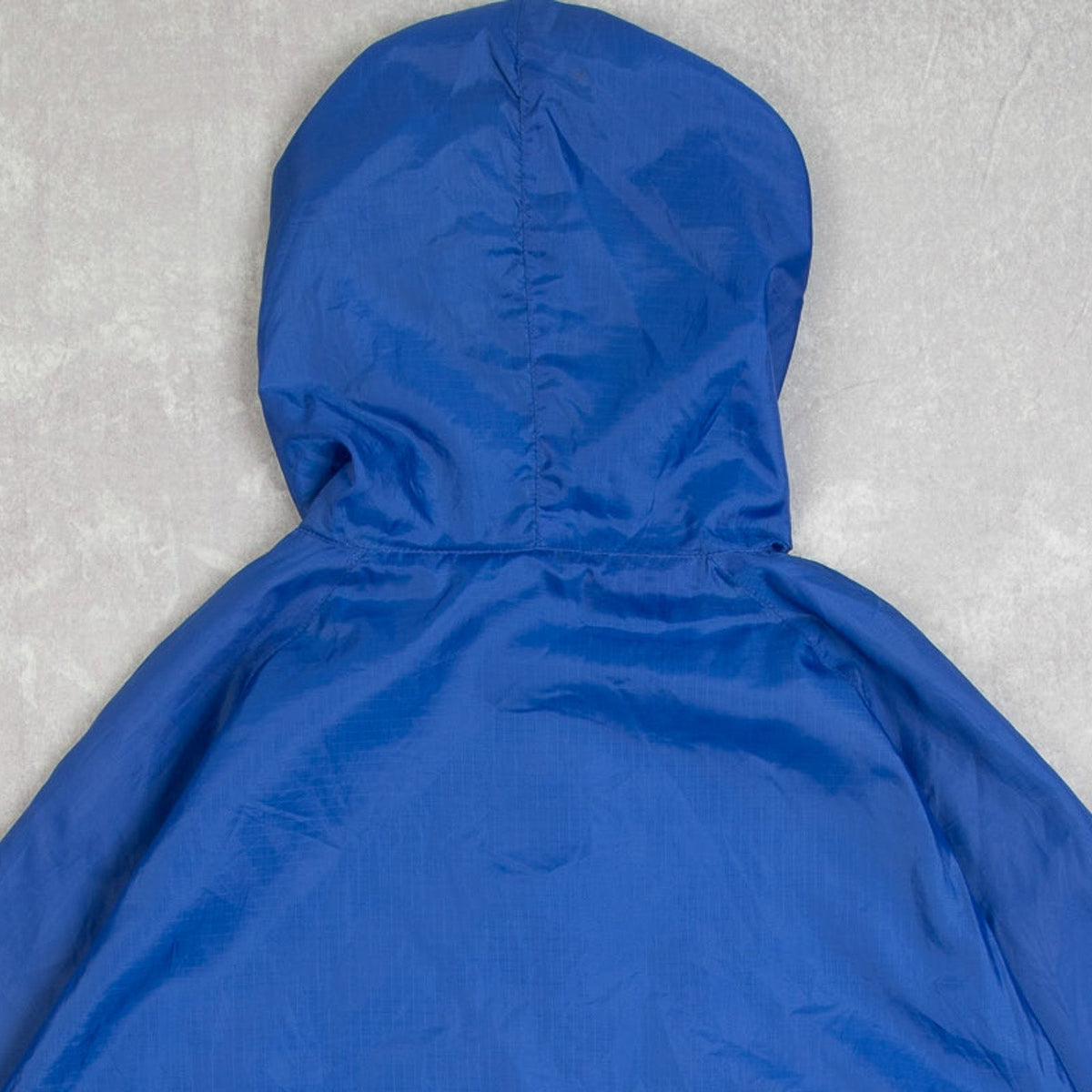 MEN'S VINTAGE BRAVES TRACK HOODED QUARTER ZIP JACKET - MEDIUM