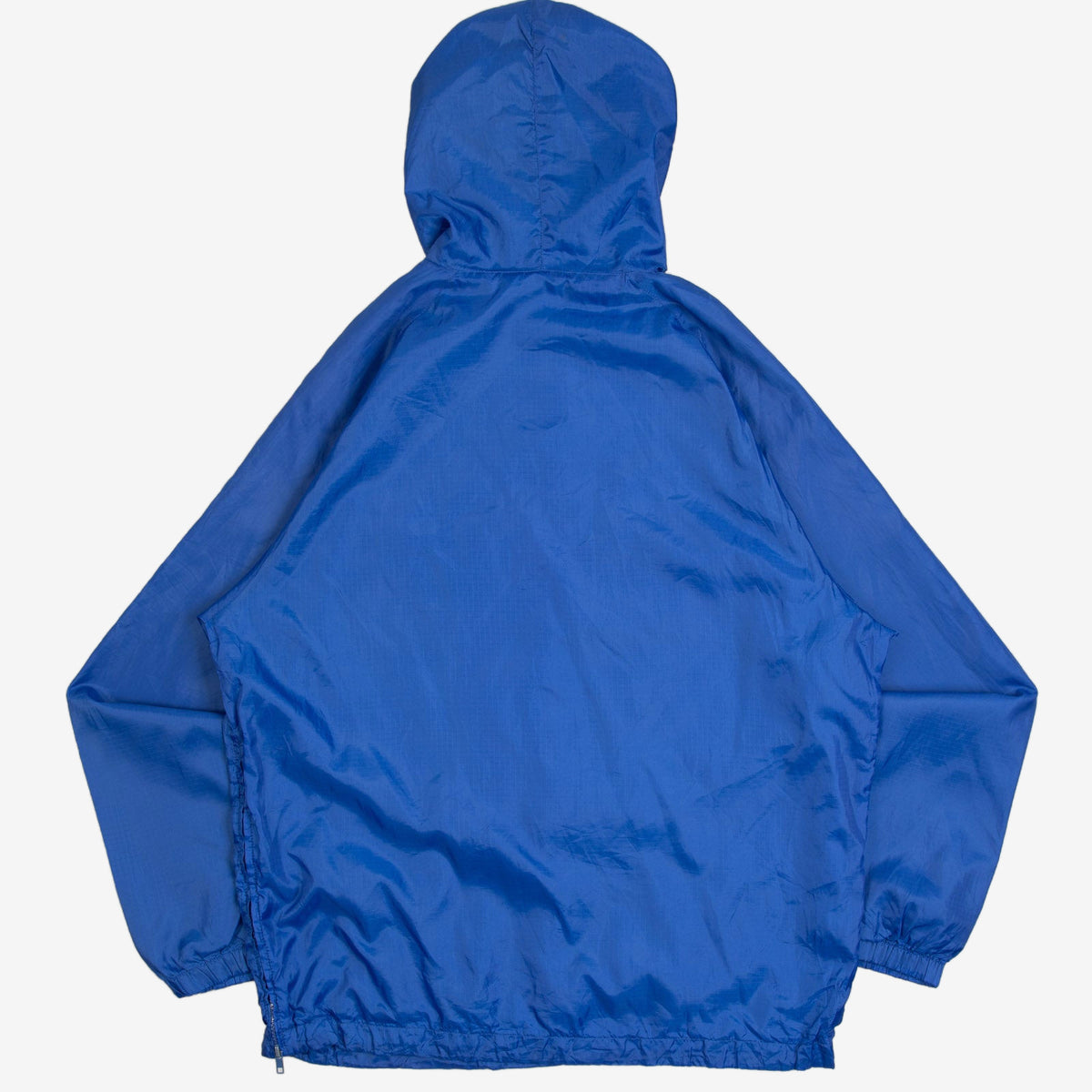 MEN'S VINTAGE BRAVES TRACK HOODED QUARTER ZIP JACKET - MEDIUM