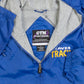 MEN'S VINTAGE BRAVES TRACK HOODED QUARTER ZIP JACKET - MEDIUM