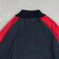 MEN'S VINTAGE 1980S RAGLAN HALF ZIP JACKET - X-LARGE