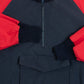 MEN'S VINTAGE 1980S RAGLAN HALF ZIP JACKET - X-LARGE