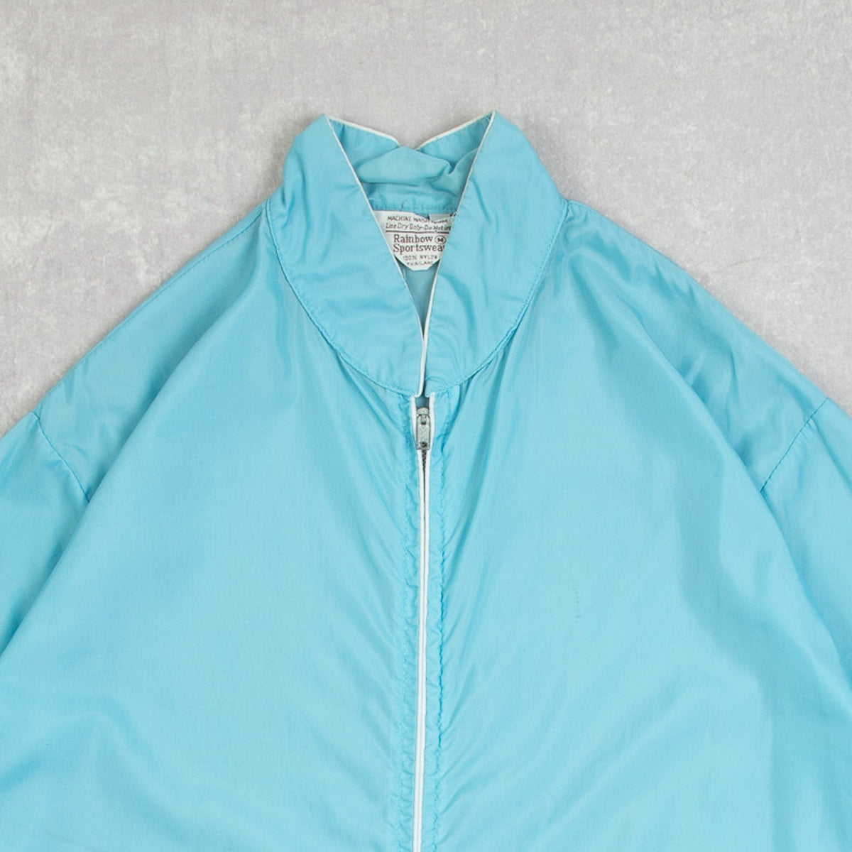 MEN'S VINTAGE 1980S LIGHTWEIGHT FULL ZIP JACKET - MEDIUM