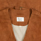 MEN'S VINTAGE 1990S SUEDE LEATHER VEST JACKET - MEDIUM